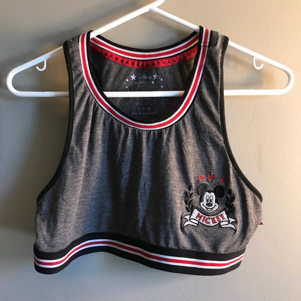 Disney Mickey Mouse Sports Crop Top